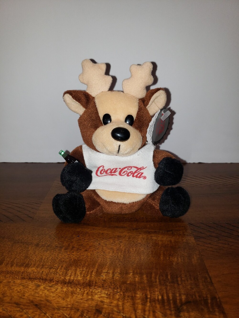 Coca Cola Bean Bag Plush Reindeer